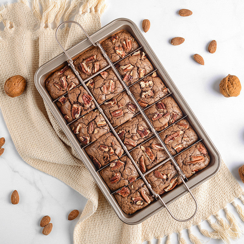 Reinforced Brownie Pan – Teglia Quadrata Rinforzata a Fondo Solido