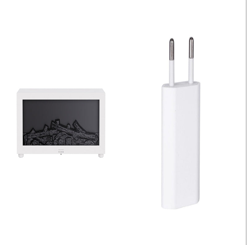 3D Zen Fireplace - Ultrasonic Humidifier with Realistic Flame Effect