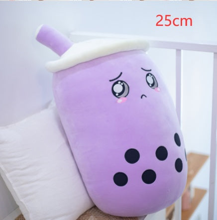 Boba Tea Plush – Cuscino Peluche a forma di Tazza Bubble Tea