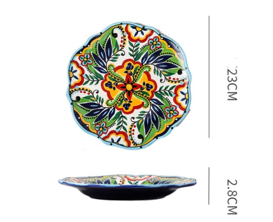 Piatti in Ceramica Sottosmalto - Boho Style