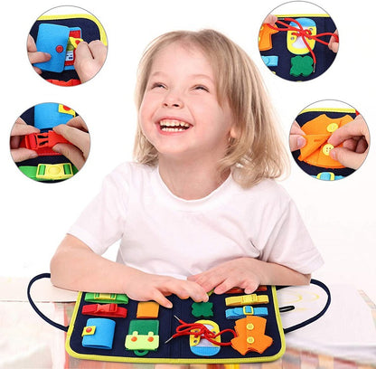 Sensory Skill Book – Libro Interattivo Sensoriale per Apprendimento Prescolare
