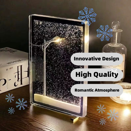 Snowy DIY Nightlight – Kit Paesaggio Innevato con Luci LED (Fai-da-te)