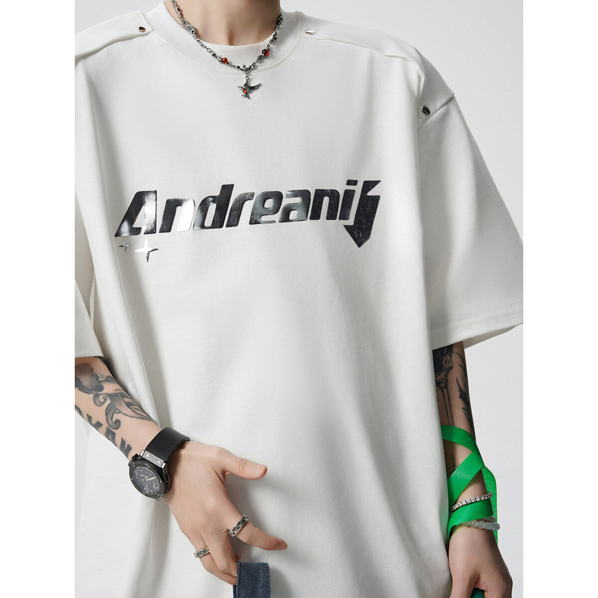 T-Shirt Lettering Half-Sleeve (M-3XL)