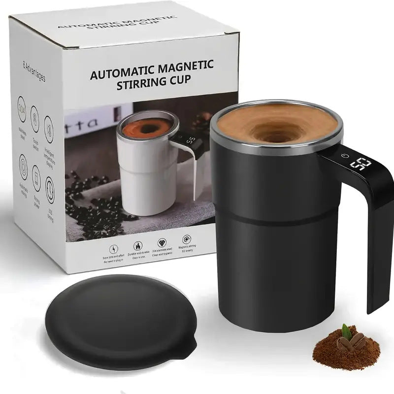 OfficeSmart™ - Tazza Termica Magnetica con Display LED USB