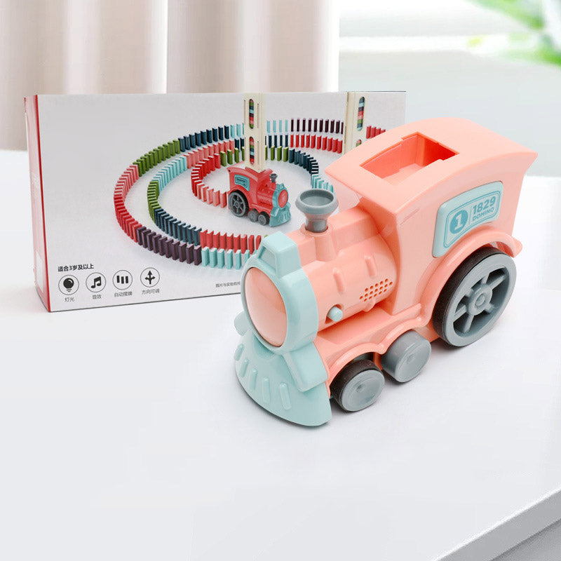 Domino Express – Trenino Elettrico con Rilascio Automatico Blocchi