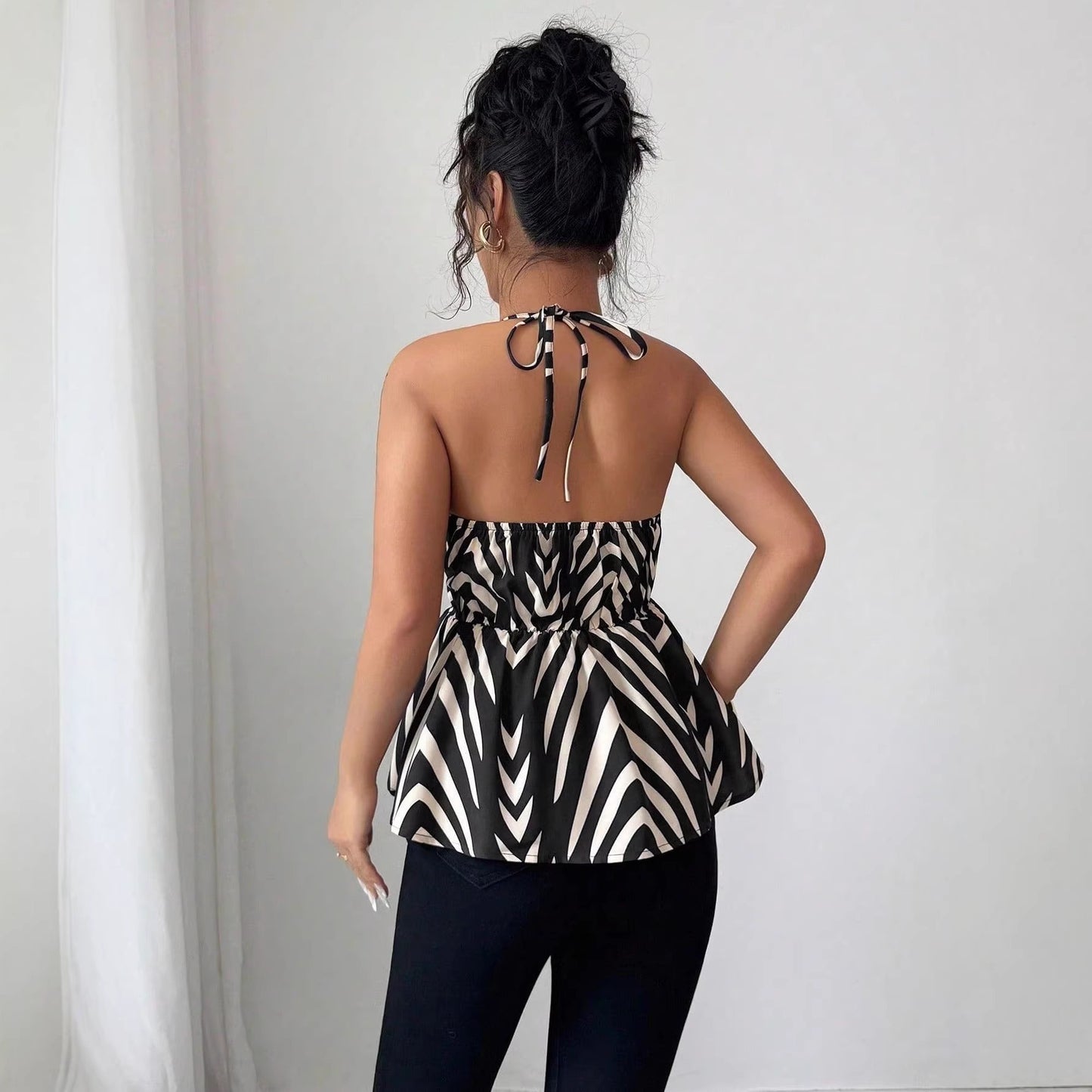 Elegant Halter-Style Backless Top (S-2XL)