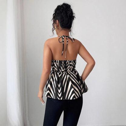 Elegant Halter-Style Backless Top (S-2XL)