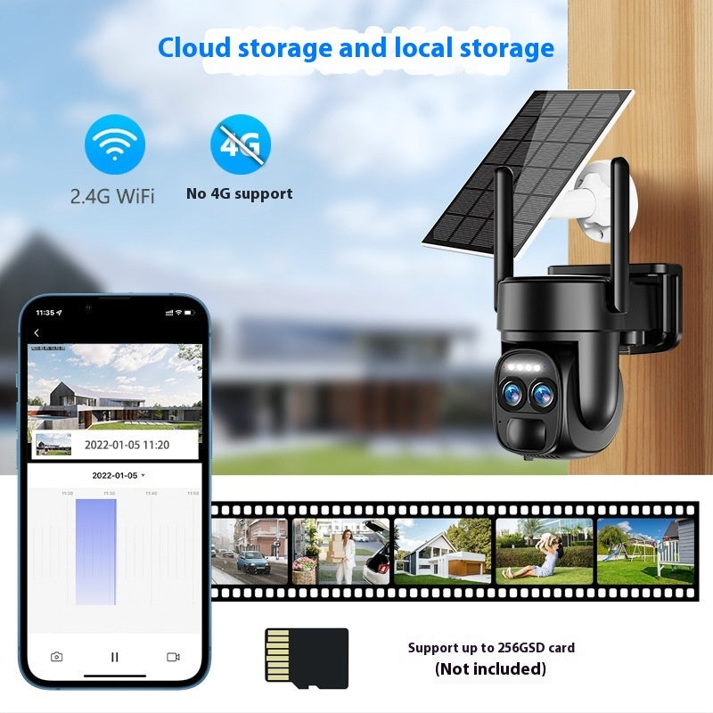 Smart Solar Cam 4G/WiFi - Zoom 8x & Night Vision