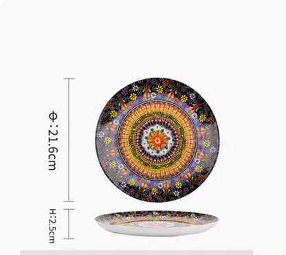Piatti in Ceramica Sottosmalto - Boho Style