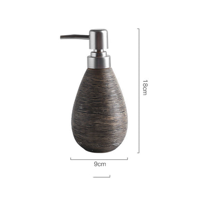 Ceramic-Wave Shower Flask