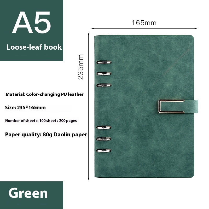 Notebook A5 Professional con Fogli Rimovibili