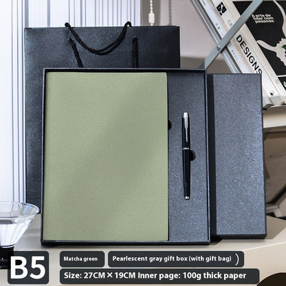 Notebook in Pelle Morbida Motivo Litchi