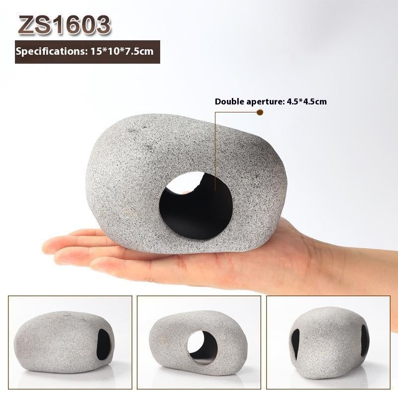 CichlidStone - Set Rifugi in Ceramica Naturale