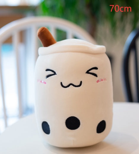 Boba Tea Plush – Cuscino Peluche a forma di Tazza Bubble Tea