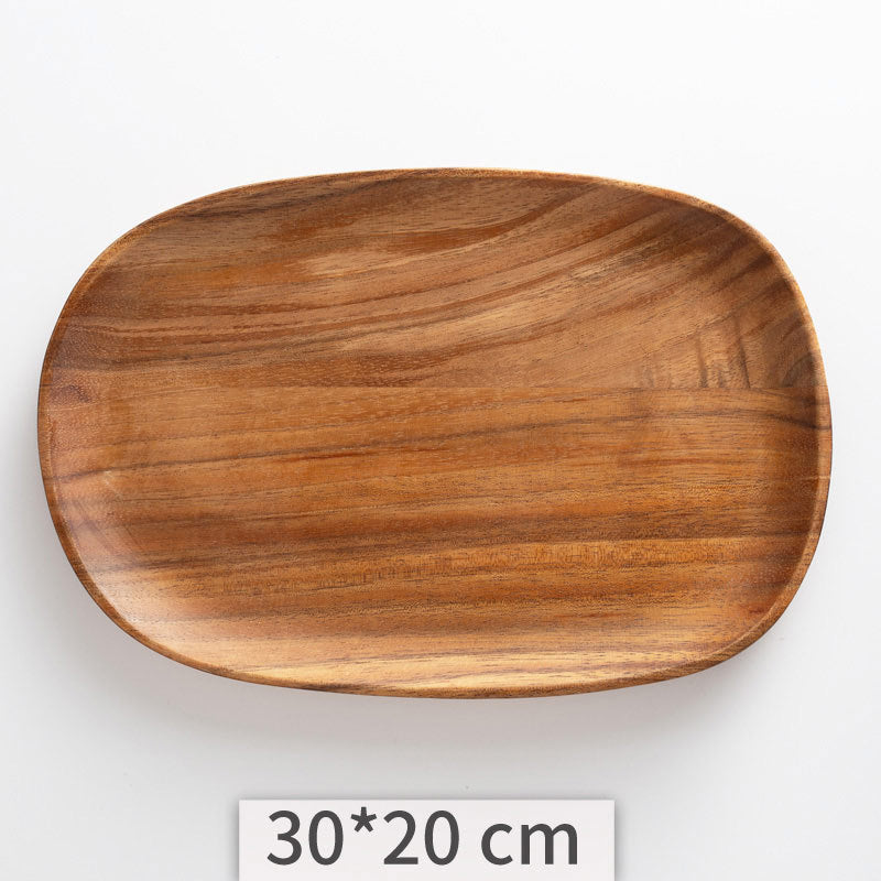 Acacia Artisan Tray – Vassoio Irregolare in Legno di Acacia