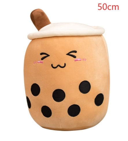 Boba Tea Plush – Cuscino Peluche a forma di Tazza Bubble Tea