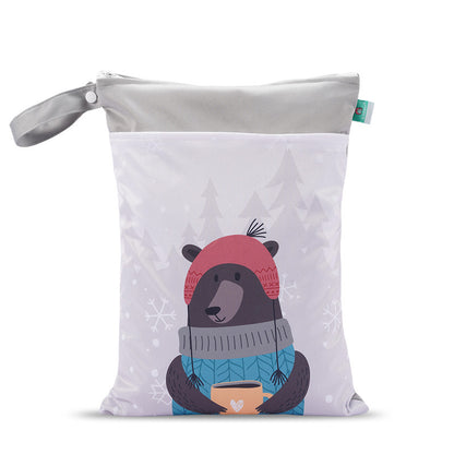 Dry & Wet - Borsa Porta-Pannolini Impermeabile e Portatile