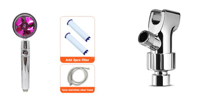 Soffione Doccia Turbo Jet con Filtro a Elica