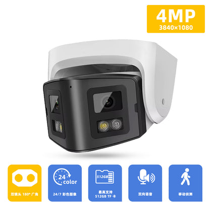 Panoramic CCTV Dual-Lens 4MP - Doppia Visione IP
