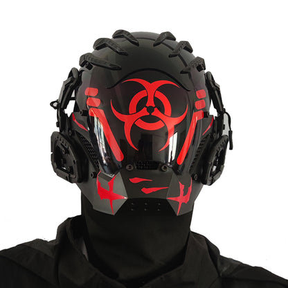 Maschera Cyberpunk per Casco