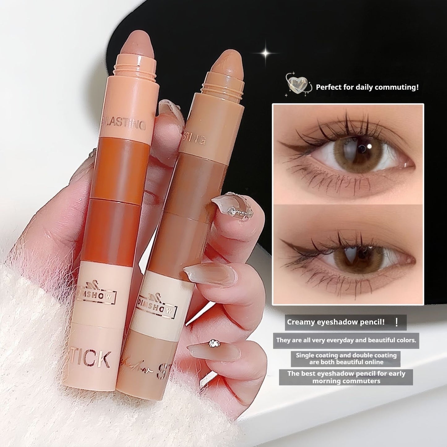 Penna Ombretto Pluricolore in Stick