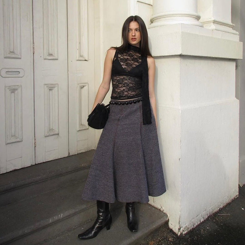 Canotta Jacquard con Nastro (S-L)