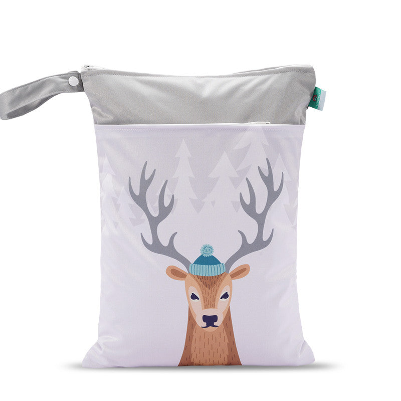 Dry & Wet - Borsa Porta-Pannolini Impermeabile e Portatile