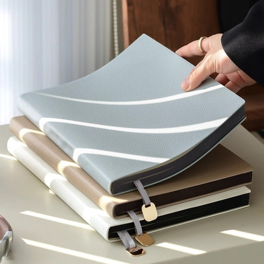 Notebook in Pelle Morbida Motivo Litchi