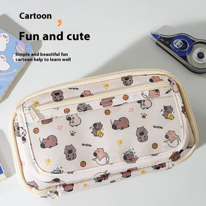 Astuccio Maxi-Capacity Kawaii Capibara