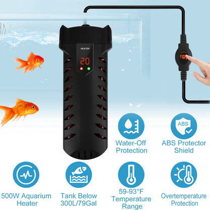 ThermoGuard - Riscaldatore Intelligente 500W con Display LED