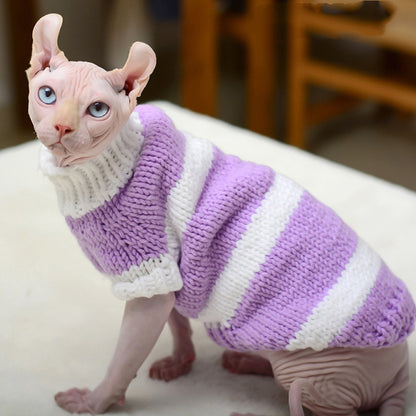 Maglioncino a Righe per Gatti (XS-XL)