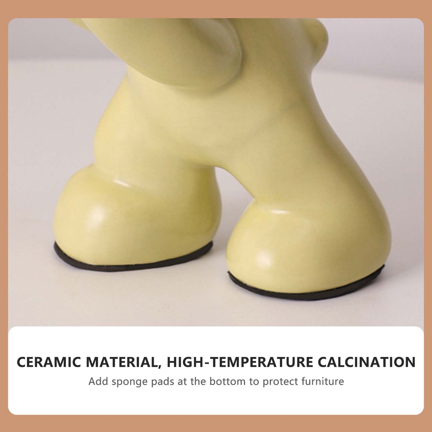 Fermalibri Design Coniglio in Ceramica