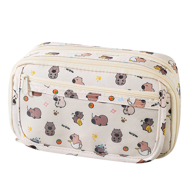 Astuccio Maxi-Capacity Kawaii Capibara