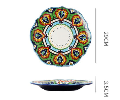 Piatti in Ceramica Sottosmalto - Boho Style