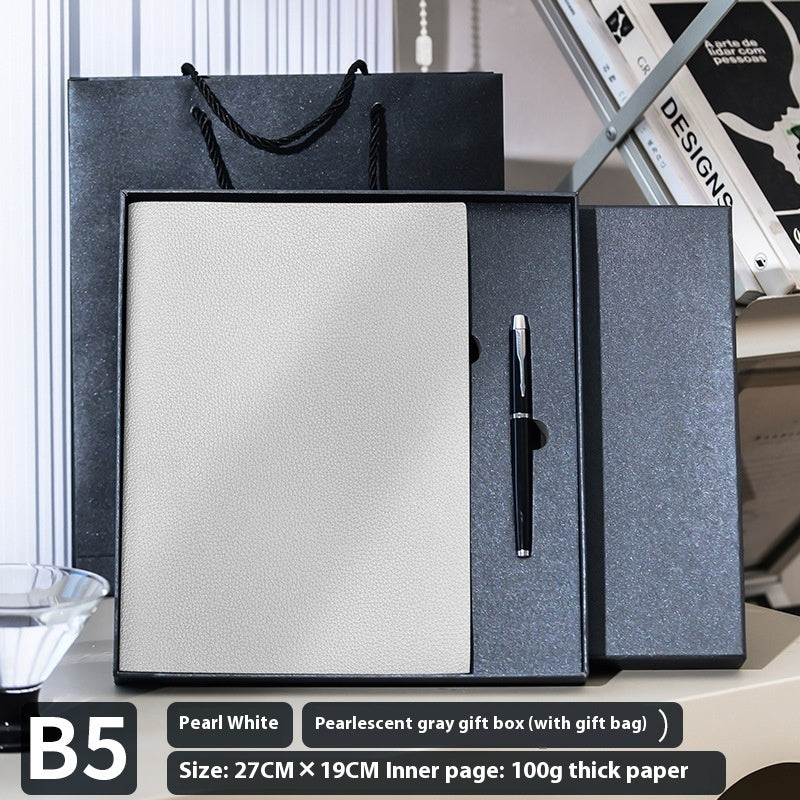 Notebook in Pelle Morbida Motivo Litchi
