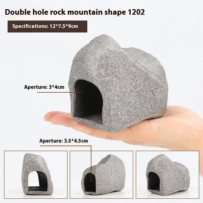 CichlidStone - Set Rifugi in Ceramica Naturale