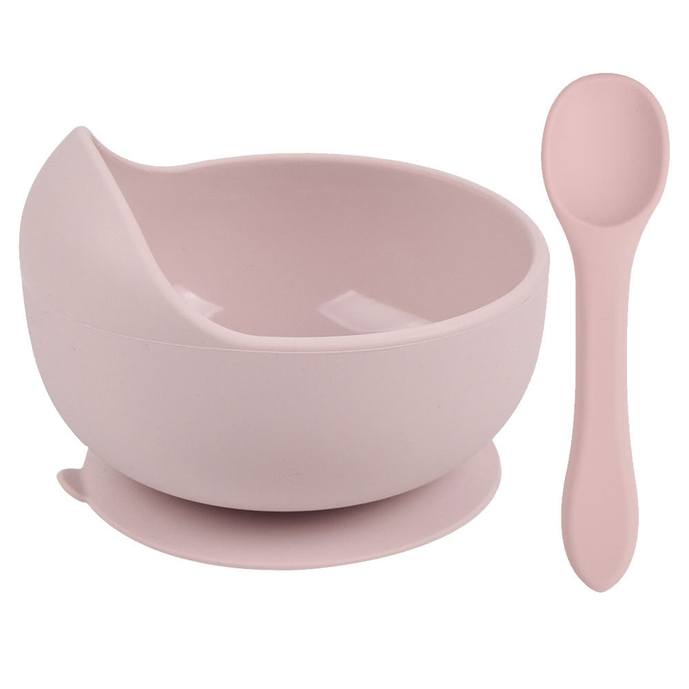 Soft Silicone Baby Set – Piatto e Cucchiaio Coordinati in Silicone