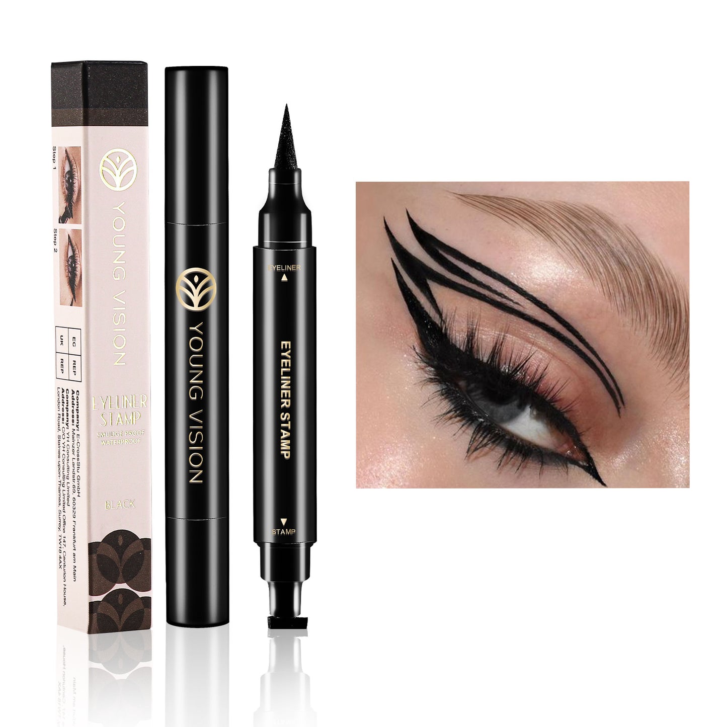 Eyeliner Black and White Seal