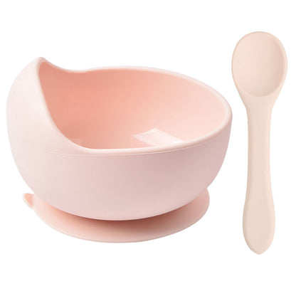 Soft Silicone Baby Set – Piatto e Cucchiaio Coordinati in Silicone