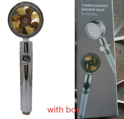 Soffione Doccia Turbo Jet con Filtro a Elica
