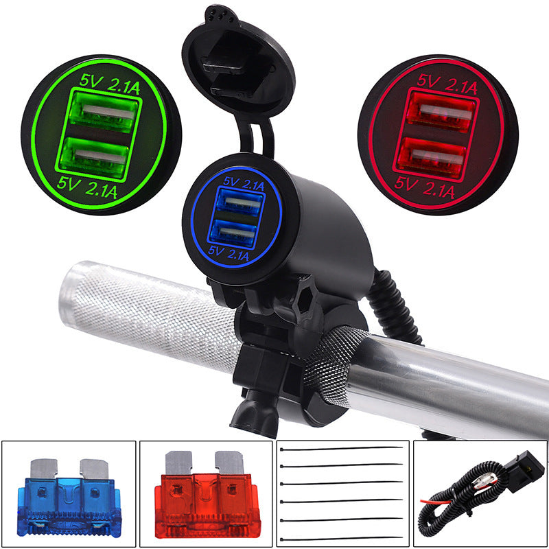 Caricatore USB Doppio 4.2A Universale (Moto & ATV)