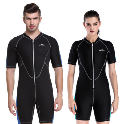 Deep Surf One-Piece – Muta in Neoprene a Manica Corta (Uomo/Donna) (S-3XL)
