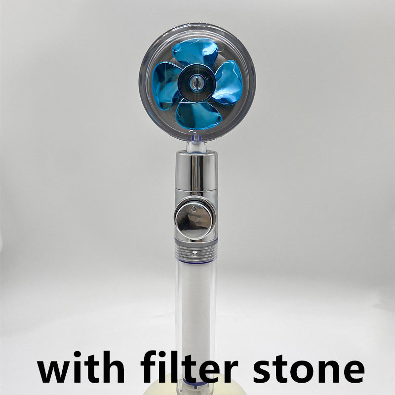 Soffione Doccia Turbo Jet con Filtro a Elica