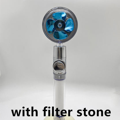 Soffione Doccia Turbo Jet con Filtro a Elica