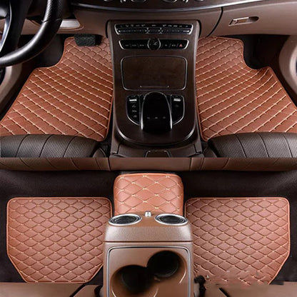 Luxury-Step - Set Tappetini Premium in Pelle Trapuntata
