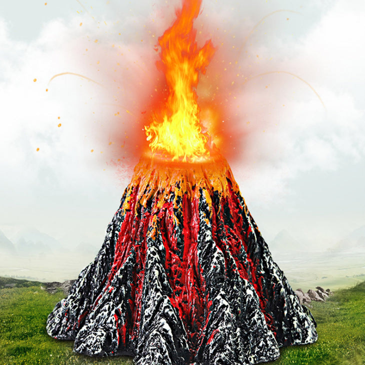 MagmaFlow - Vulcano Effetto Eruzione con Kit LED & Bolle