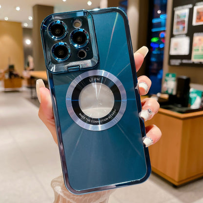 Mag-Lens CD-Luxury: Cover con Supporto Invisibile (Iphone 13/14/Pro/Pro Max)