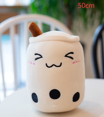 Boba Tea Plush – Cuscino Peluche a forma di Tazza Bubble Tea