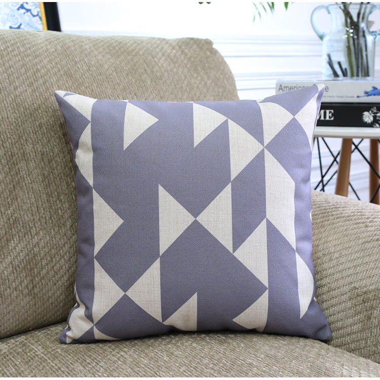 Cuscino Arredo Nordic Color a Trama Geometrica