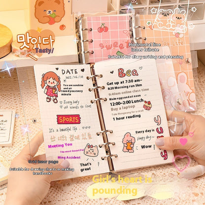 Diario a Spirale "Sweet Heart" con Charm